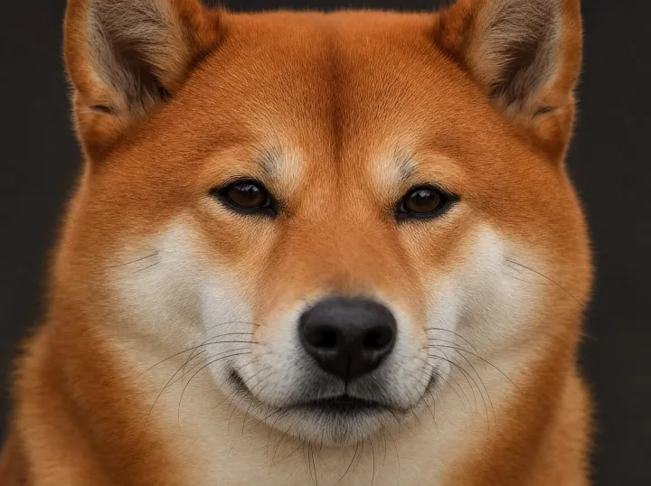 Shiba Inu close-up card