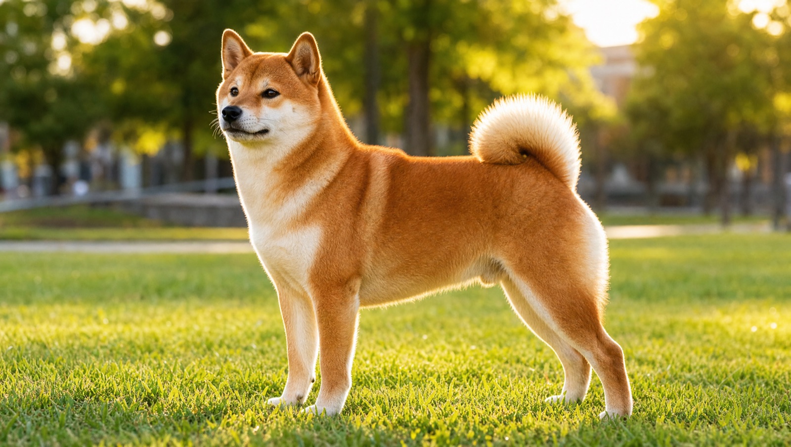 Red Shiba Inu card